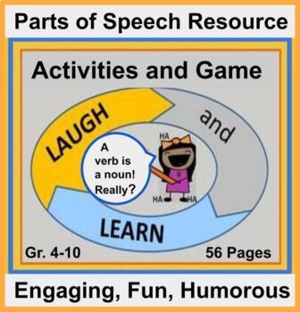 Preview of Laugh and Learn: Humorous, Creative, Engaging  Parts of Speech Activities