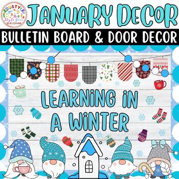 Preview of Laughing in a Winter!: January & New Year Bulletin Boards And Door Decor Kits