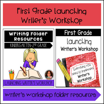 Preview of Launching Lucy Calkins Writer's Workshop and Folder Resources-First Grade