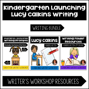Preview of Launching Lucy Calkins Writing Bundle- Kindergarten