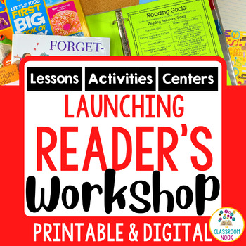 Preview of Launching Reader's Workshop Unit |  Printable or Digital