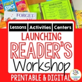 Launching Reader's Workshop Unit |  Printable or Digital