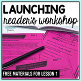 Launching Readers Workshop Unit of Study Free Minilesson