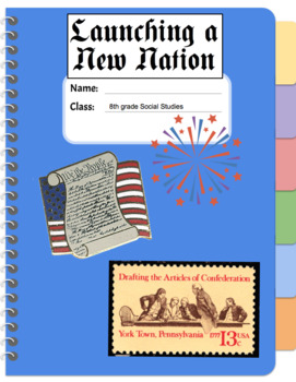 Preview of Launching a New Nation E-Notebook / Articles of Confederation & Constitution