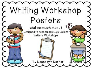 Preview of Writing Workshop Posters, Organizers and much more!