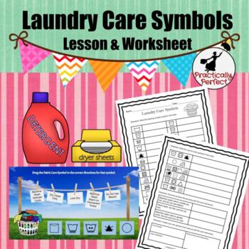 Preview of Laundry Care Symbols- Family and Consumer Sciences- Fashion Design - Life Skills
