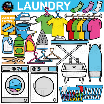 Preview of Laundry Clip Art