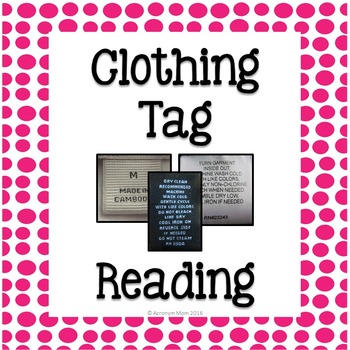 How to read a clothes label  Reading clothes, Labels, Reading