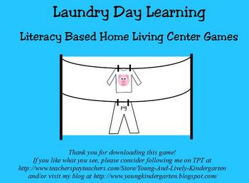 Preview of Laundry Day Learning