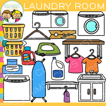 Preview of Laundry Room Clip Art