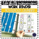 Household Independent Work Binder: Laundry Room
