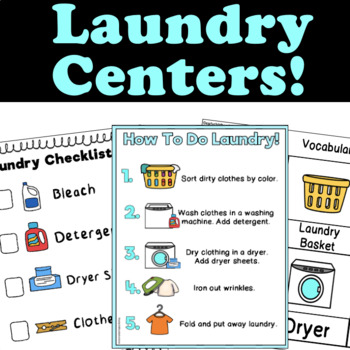 Preview of Laundry & Laundromat Dramatic Play