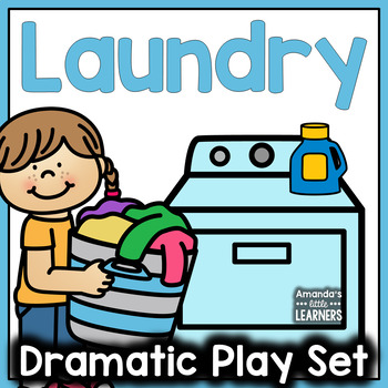 Preview of Laundry Room or Laundromat Dramatic Play Set