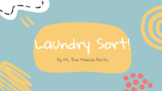 Laundry Sort by colors (Google Slide, Interactive, Remote 