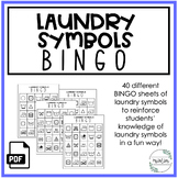 Laundry Symbols Bingo | Family Consumer Sciences | FCS