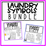 Laundry Symbols Notes + Slides + BINGO | BUNDLE | Family C