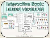 Laundry Vocabulary Interactive Book WITH Boom Cards