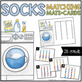 Laundry and Socks Matching Mats and Activity Cards (Patter