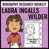 Laura Ingalls Wilder Biography Research Booklet