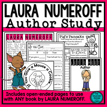Preview of Laura Numeroff  Author Study  Packet
