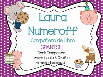 Preview of Laura Numeroff - Compañero de Libro in Spanish worksheets & craft