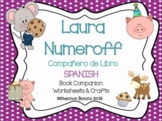 Laura Numeroff - Compañero de Libro in Spanish worksheets & craft