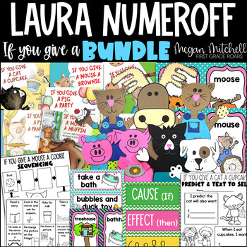 Preview of Laura Numeroff Guided Reading Cause and Effect Activities Book Companions