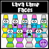 Lava Lamp Faces Clipart