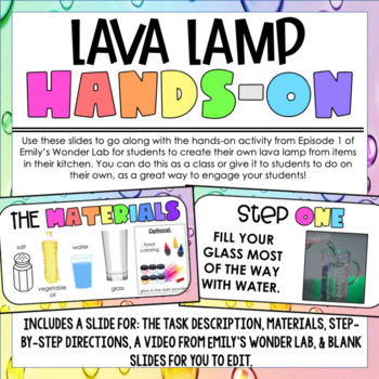 Preview of Lava Lamp Hands-On