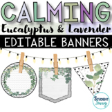 Lavender and Eucalyptus Editable Banners | Calm Banners Bu