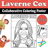 Laverne Cox Collaborative Coloring Poster | Pride Month LG