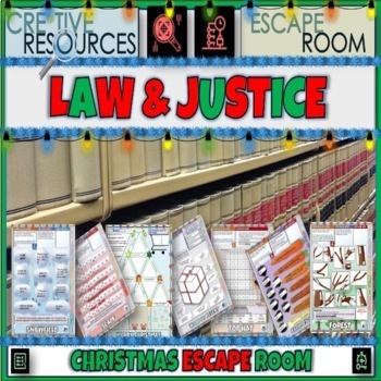 Preview of Law Christmas Escape Room
