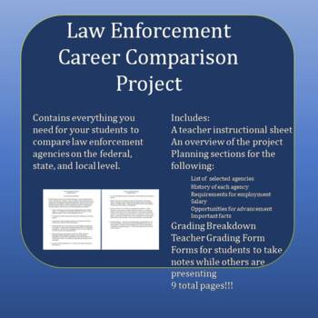 Preview of Law Enforcement Career Comparison Project