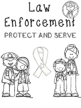 Preview of Law Enforcement/Police/Sheriff Deputy Fun Pages