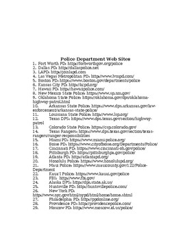 law enforcement career research paper