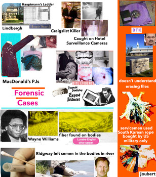 Preview of Law Forensic Evidence Top Cases Print & Web Image
