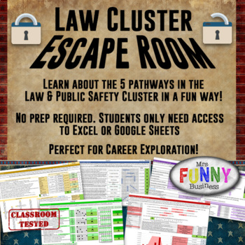 Preview of Law & Public Safety Cluster Escape Room