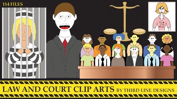 Preview of Law and Court Clip Arts