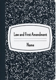 Law and First Amendment Journalism Digital Interactive Notebook