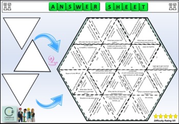 Preview of Law and Legal System - Digital Tarsia Puzzle