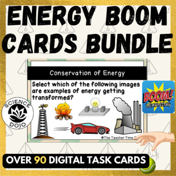 Preview of Law of Conservation of Energy Boom Cards Unit Bundle