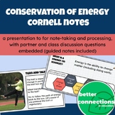 Law of Conservation of Energy Cornell Notes