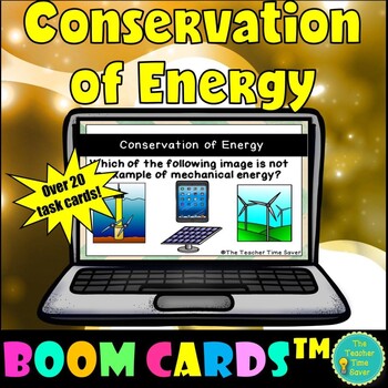Preview of Law of Conservation of Energy Digital Boom Cards #cyberboom