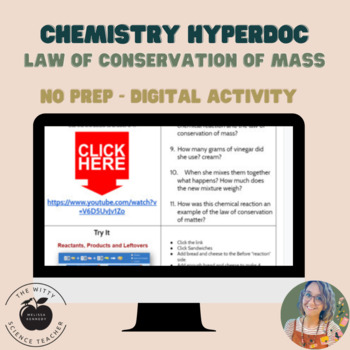 Preview of Law of Conservation of Mass HyperDoc