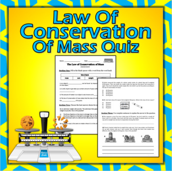 law of conservation of mass assignment
