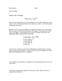 Law of Cooling Murder - Using Logarithms to Find the Murderer!