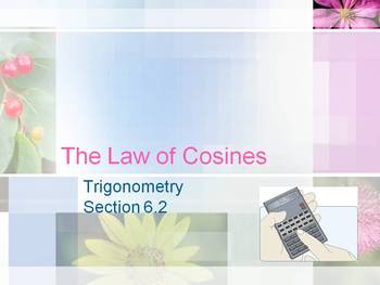 Preview of Law of Cosines