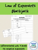 Law of Exponents Blackjack