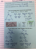 Law of Sines Ambiguous Case Interactive Notebook Handout