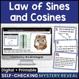 Law of Sines & Cosines including Applications Self Checkin